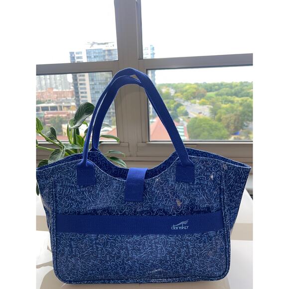 Sale !!! BLUE DANSKO LARGE TOTE BAG NWOT - Picture 1 of 12